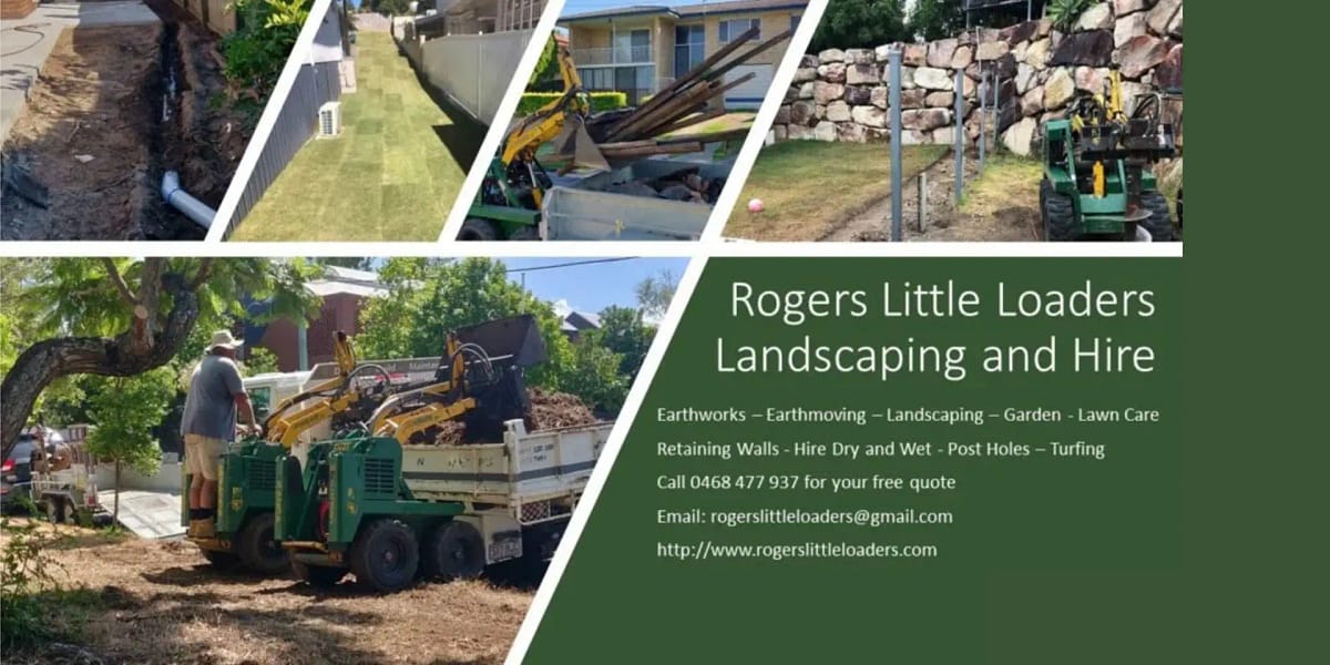 About US Rogers Little Loaders offer professional earthworks