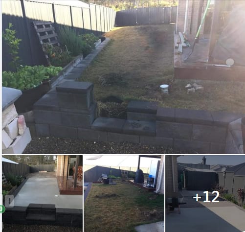 Full backyard makeover for this client M