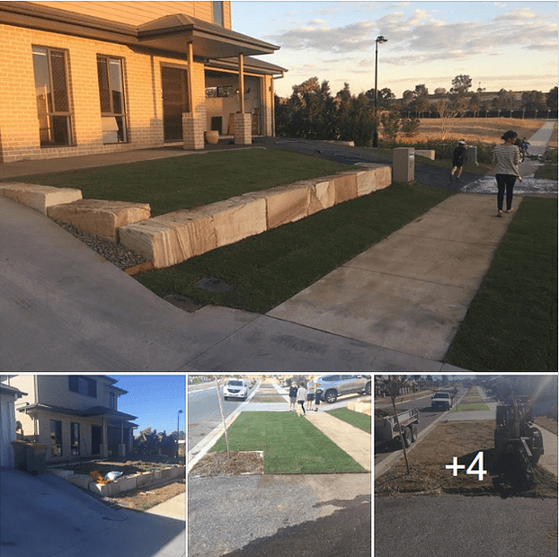 This home wasnt much to look at when you drove by but with the new concrete footpath and fresh lawn all the neighbours are in awe