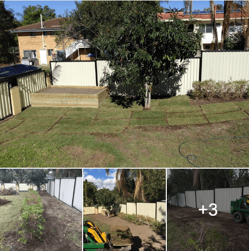 DIY veggie garden and turf laying giving the backyard a bigger better feel