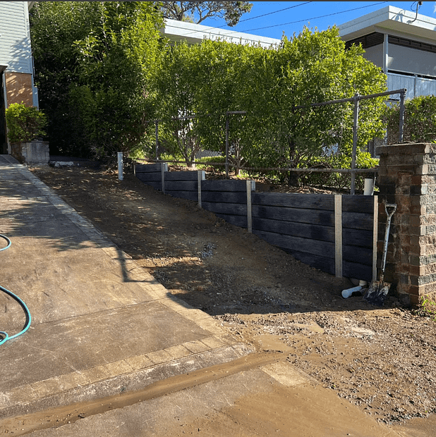 Retaining Wall and Drainage Effective Solutions for Steep Drive