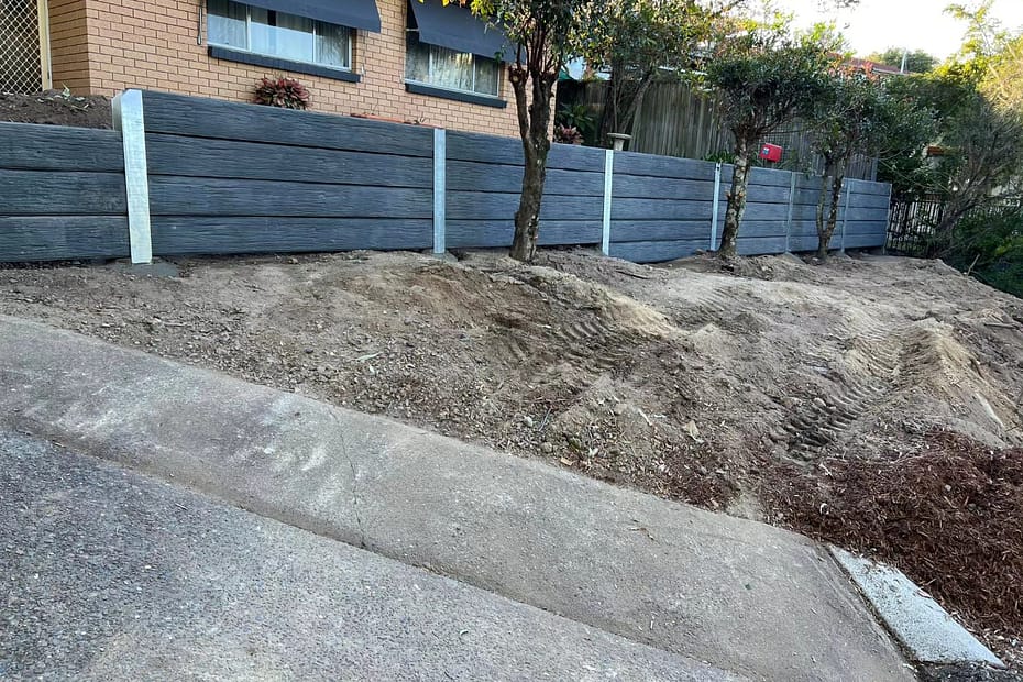 Concrete Sleeper Retaining Wall Mastery in Brisbane Rogers Little