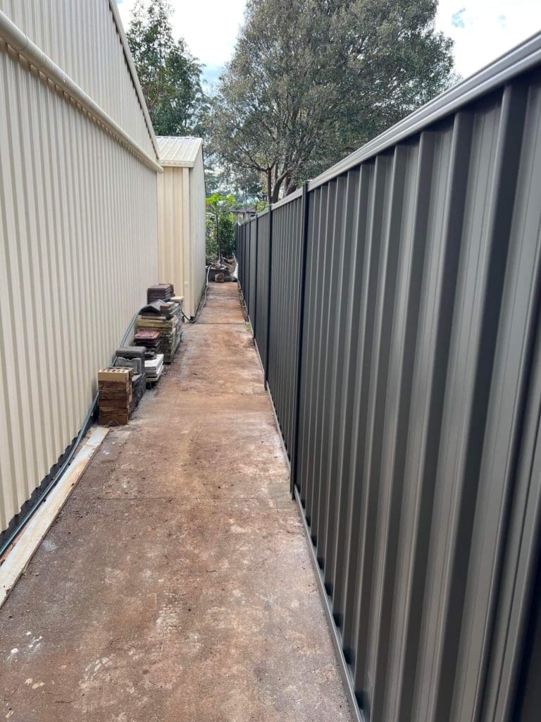 A monster job undertaken for a client in Thornside redoing all boundaries totalling approx 180m