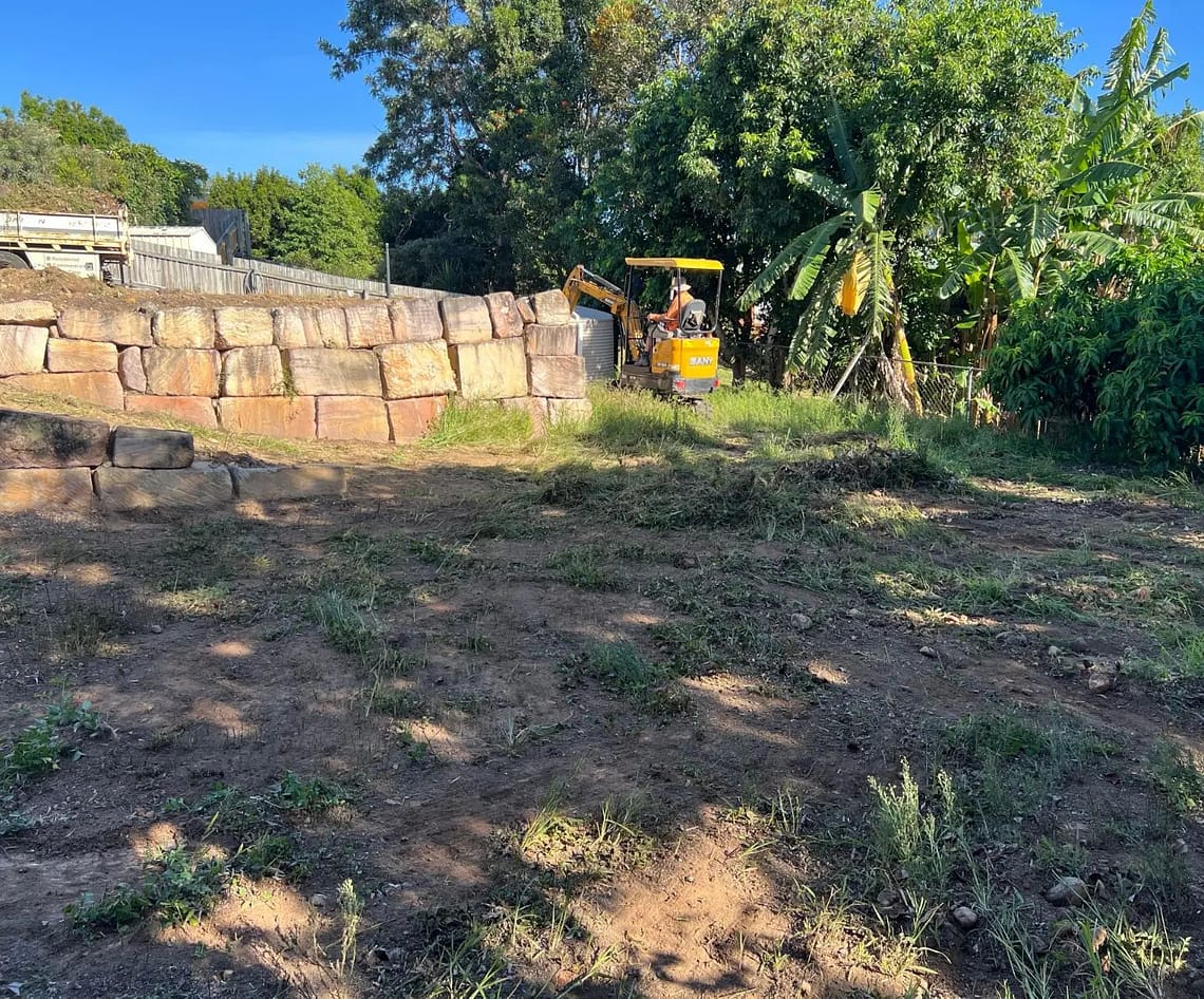 Huge paving and turf project