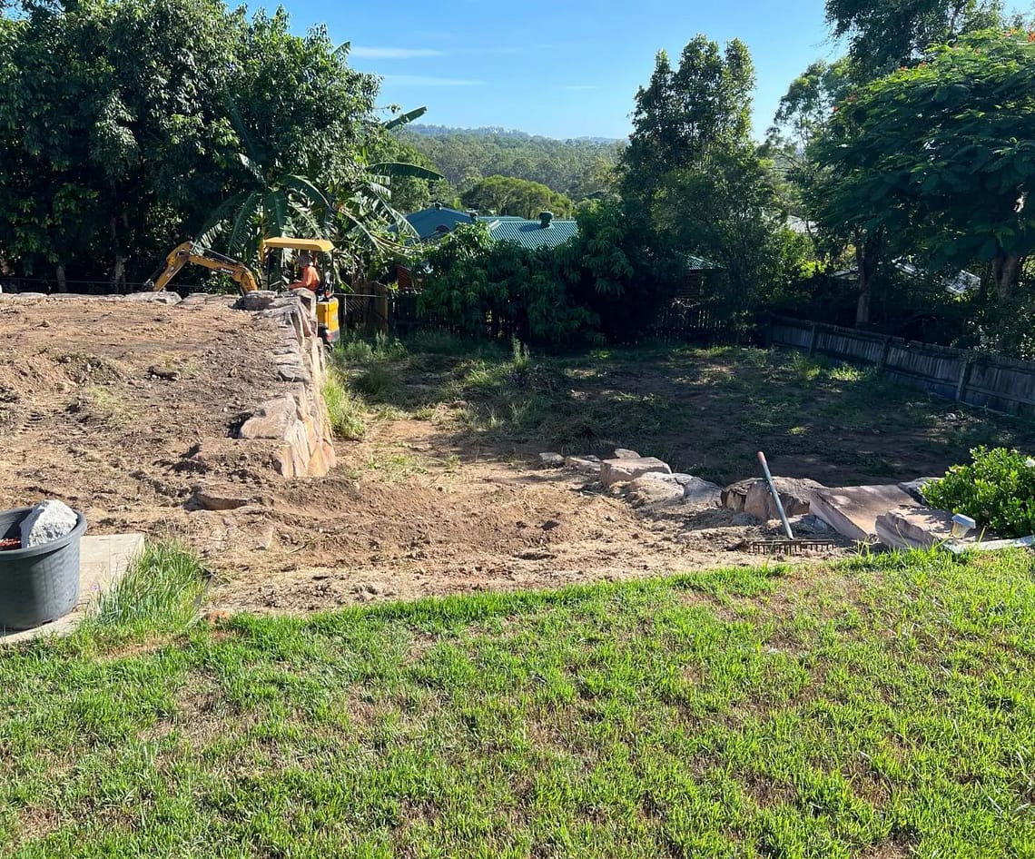 Huge paving and turf project